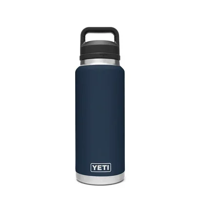 Yeti Rambler 36oz (1065ml) Flasche mit Chug Cap (Navy)