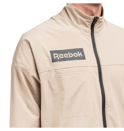 Reebok x Ghostbusters Woven Jumpsuit (Beige / Schwarz)