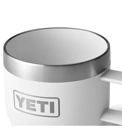Yeti Rambler 6oz (177ml) Stackable Mugs (Weiß / Silber)