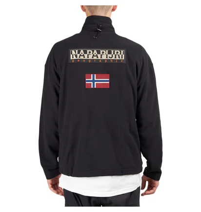 Napapijri x Patta FZ Fleece Jacket (Schwarz)