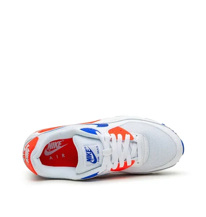 Nike WMNS Air Max 90 (Weiß / Blau / Orange)