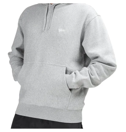 Stüssy Stock Logo Hoodie (Grau)