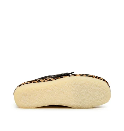 Clarks Originals Wallabee W 'Leopard Print' (Schwarz / Beige)