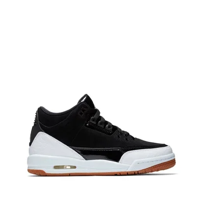 Air Jordan 3 Retro GS (Schwarz / Weiß)