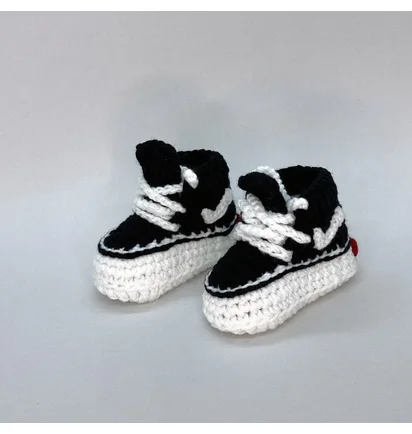 Baby Sneakers Vans Sk8-Hi (Schwarz / Weiß) – Baby Sneakers text_image_alt 2