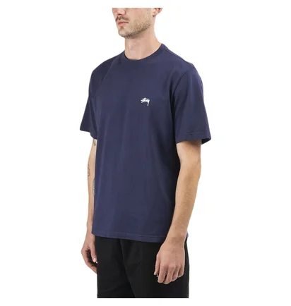 Stüssy Stock Logo Tee (Navy)