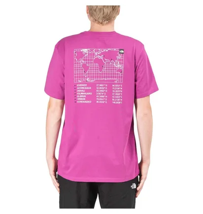 The North Face M SS Himalayan Summits Tee (Lila)