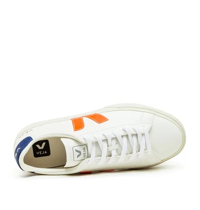Veja Campo Chromefree (Weiß / Orange / Navy)