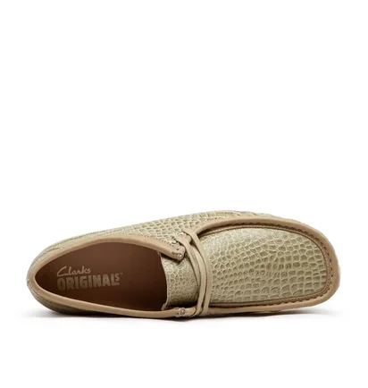Clarks Originals Wallabee Maple Croc (Beige)