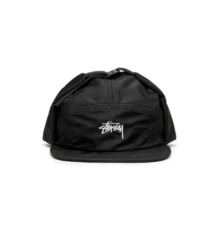 Stüssy Stock Ear Flap Camp Cap (Schwarz)