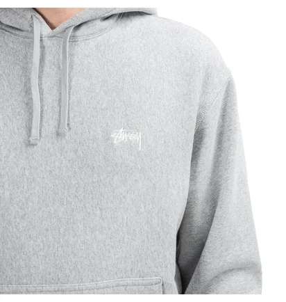 Stüssy Stock Logo Hoodie (Grau)