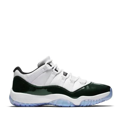 Air Jordan XI Retro Low 'Easter' (Weiß / Schwarz / Emerald Rise)