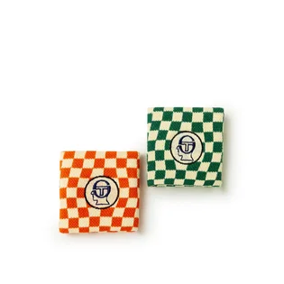 Brain Dead x Sergio Tacchini Wristbands (Orange)