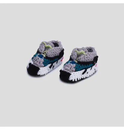 Baby Sneakers YZY Wave Runner (Grau / Weiß)