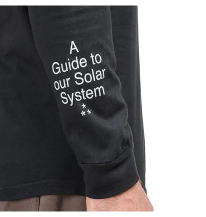 Stüssy Solar System Pig. Dyed Longsleeve (Schwarz)