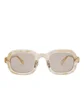 Brain Dead Newman Sunglasses (Beige / Braun)