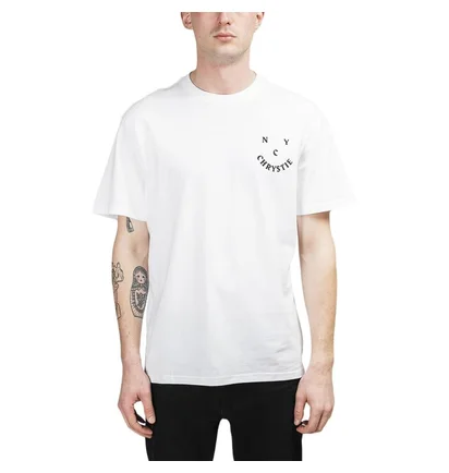 Chrystie NYC Smile Logo T-Shirt (Weiß)