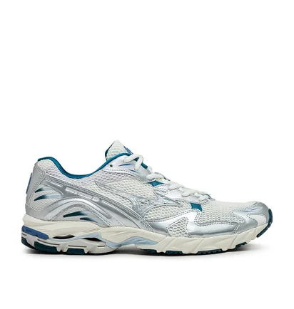 Mizuno Wave Rider 10 (Beige / Silber / Blau)