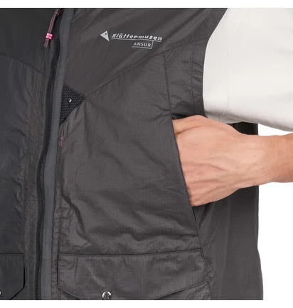 Klättermusen Ansur Wind Vest M's (Schwarz)