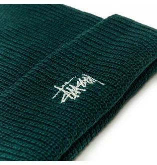 Stüssy Basic Cuff Beanie (Grün)