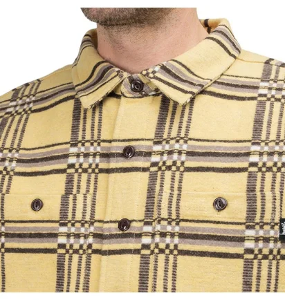 Stüssy Langley Plaid Shirt (Khaki / Beige)