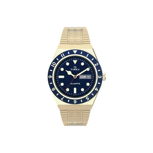 Timex Archive Q Diver Reissue 38mm (Gold / Blau)