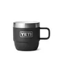 Yeti Rambler 6oz Stackable Mugs (Schwarz / Silber)