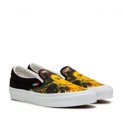 Vans Vault UA OG 'Frida Kahlo' Slip-on LX (Schwarz)