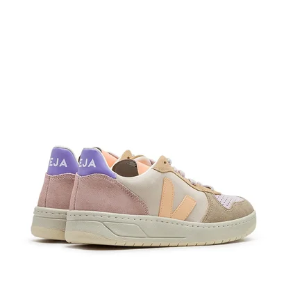 Veja WMNS V-10 Suede (Multi / Pfirsich)