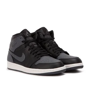 Air Jordan 1 MID (Schwarz / Dunkelgrau)