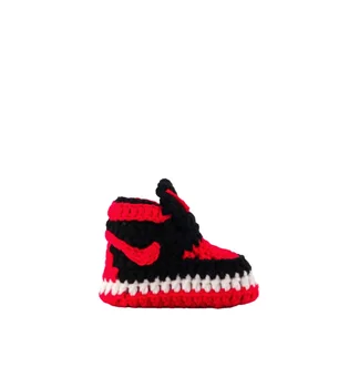 Baby Sneakers AJ1 Bred (Rot / Schwarz)