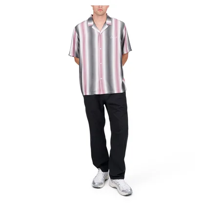 Carhartt WIP S/S Dashner Shirt (Grau / Pink)