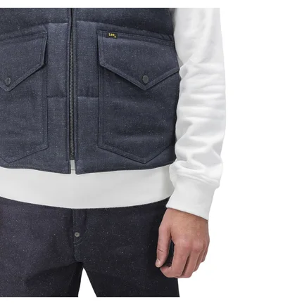 Lee 101 Gilet Vest (Denim / Schwarz)