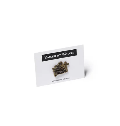 Raised By Wolves Witch Pin (Gold)