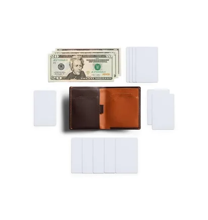 Bellroy Note Sleeve RFID (Dunkelbraun)