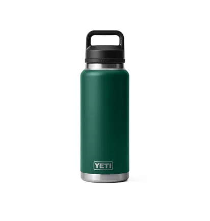 Yeti Rambler 36oz (1065ml) Bottle Chug (Dunkelgrün)