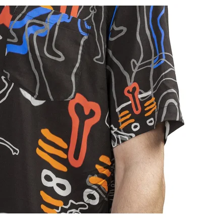 Aries Dude Hawaiian Shirt (Schwarz)