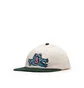 Obey Trip VI Panel Snapback Cap (Weiß / Grün)