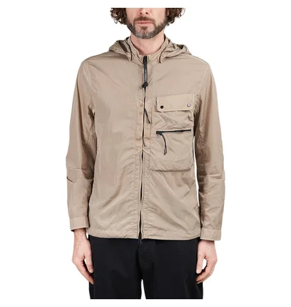 C.P. Company Chrome-R Goggle Overshirt (Beige)