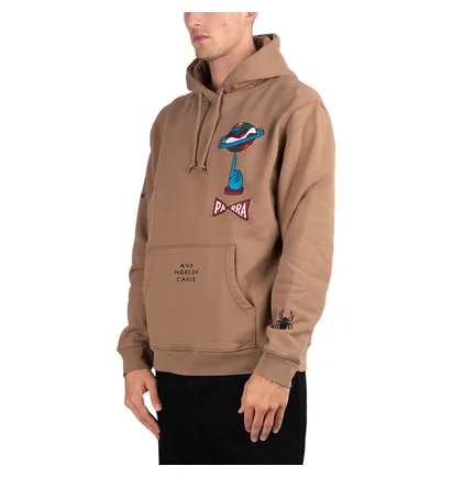Parra World Balance Hooded Sweatshirt (Braun)