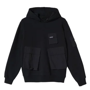 Stüssy WMNS Cargo Fleece Hoodie (Schwarz)