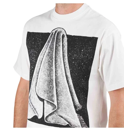 The Trilogy Tapes TTT Drapery T-Shirt (Weiss / Schwarz)