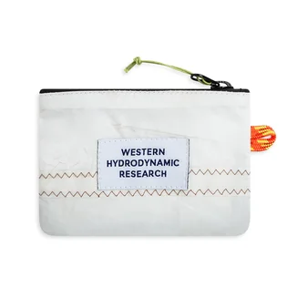 Western Hydrodynamic Research Sail ZIP Wallet (Weiß)