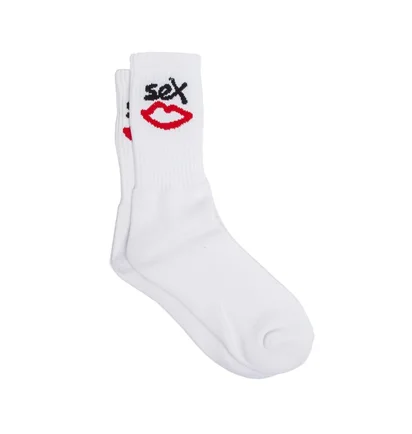 Sex Skateboards Logo Socks (Weiß)