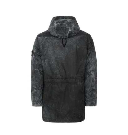 Stone Island Membrana 3L Dust Color Finish Jacket (Schwarz)