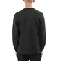 Stüssy Stock Logo Longsleeve Crew (Schwarz)