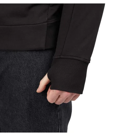 C.P. Company Diagonal Raised Fleece Hooded Sweatshirt (Schwarz)