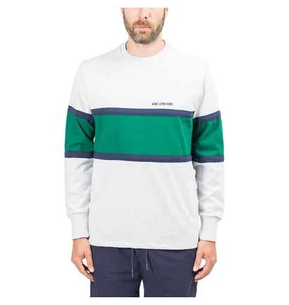 Aimé Leon Dore Multi Stripe Longsleeve (Grau / Grün)