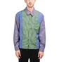 Brain Dead Paneled Stripe Poplin Shirt (Multi)
