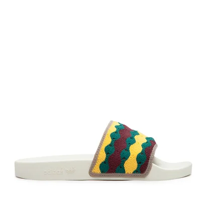 adidas Adilette (Gelb / Grün / Weiß)